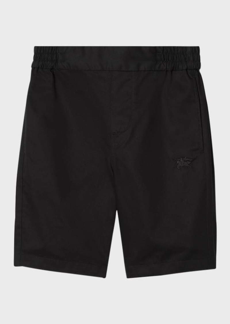 Burberry Boy's Travard Cotton Twill Shorts, Size 3-14