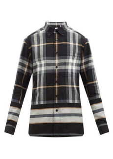 Burberry - Creeton Vintage-check Cotton-flannel Shirt - Mens - Black Multi