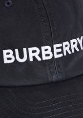 Burberry - Embroidered cotton-twill baseball cap - Blue - S