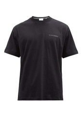 Burberry - Mac Logo-patch Cotton-jersey T-shirt - Mens - Black