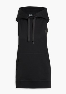 Burberry - Printed French cotton-blend terry hoodie - Black - XS