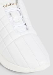 Burberry - Quilted leather sneakers - White - EU 35