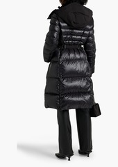Burberry - Quilted shell hooded down coat - Black - XL