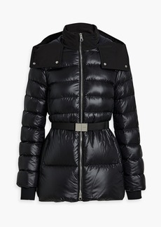 Burberry - Quilted shell hooded down jacket - Black - XL