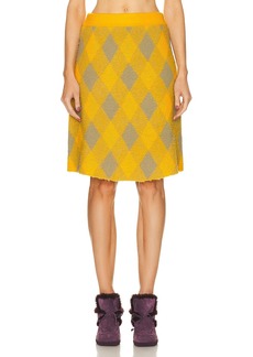 Burberry Argyle Skirt