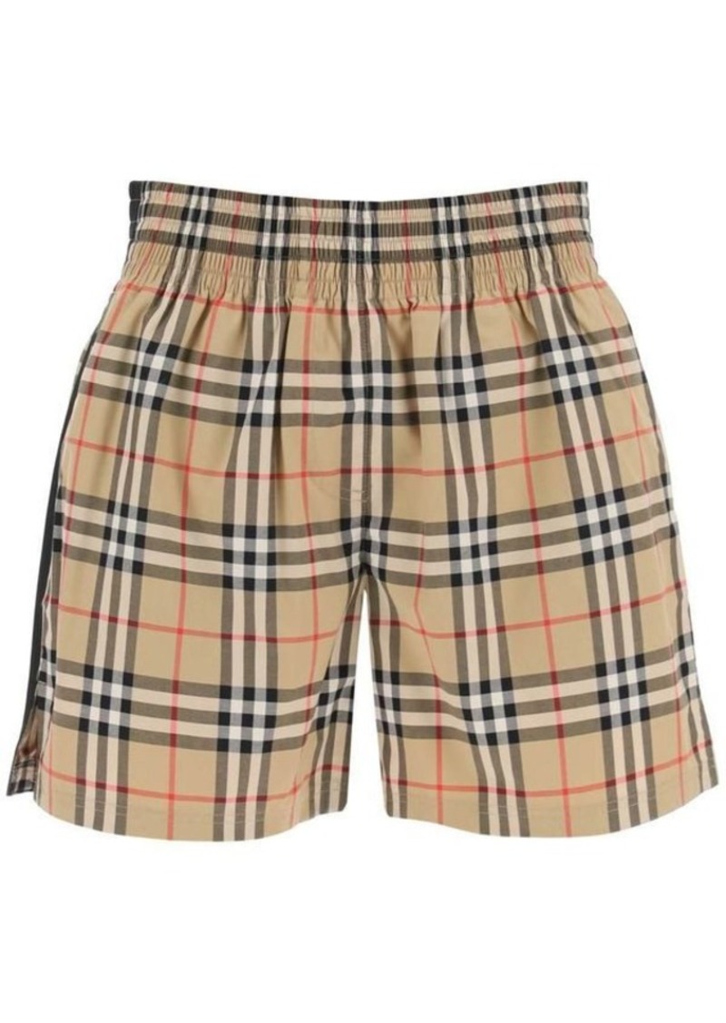 Burberry audrey check shorts