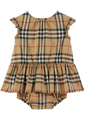 Burberry Baby Beige Check Dress & Bloomers Set