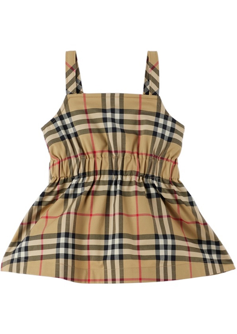 Burberry Baby Beige Check Dress