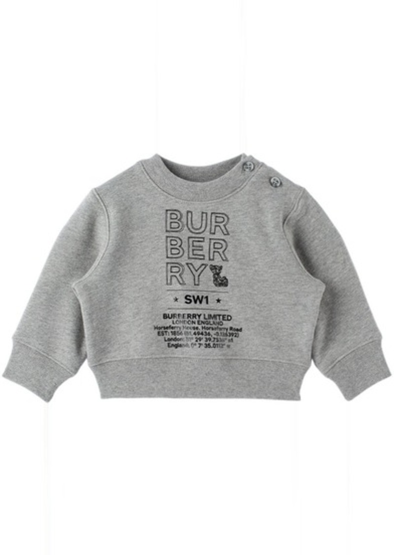 Burberry Baby Gray Joel Sweater