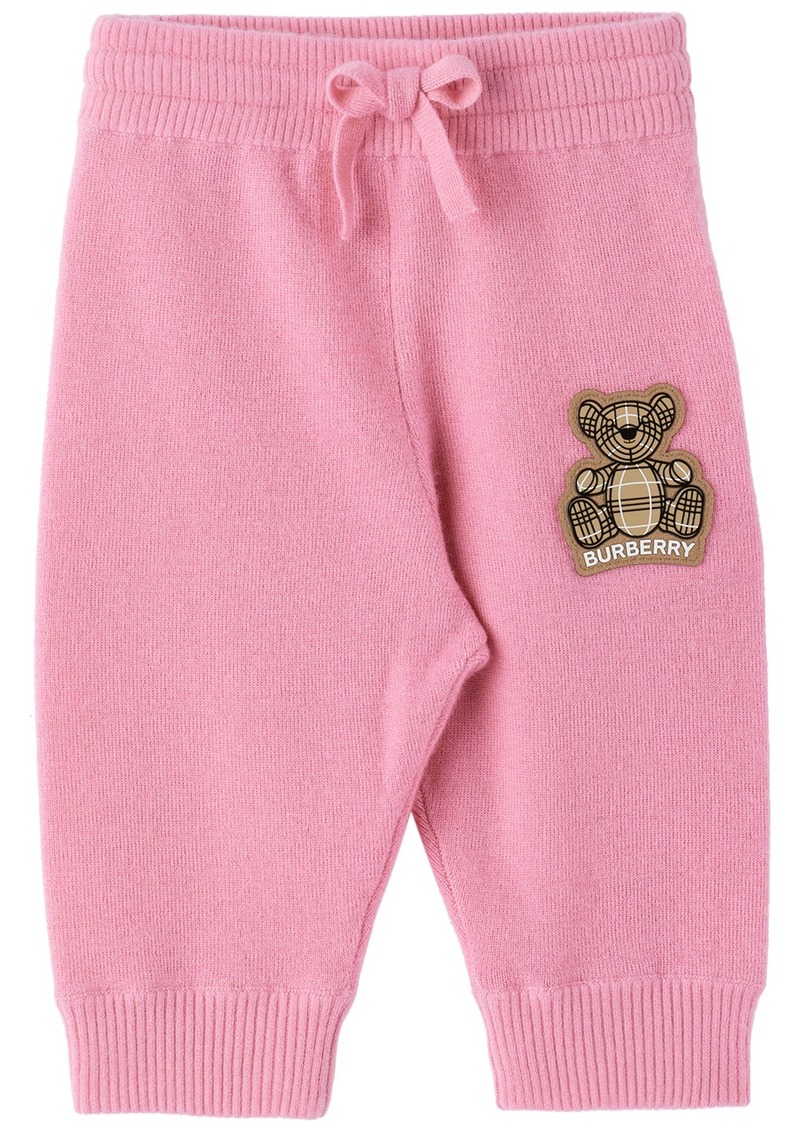 Burberry Baby Pink Bear Lounge Pants