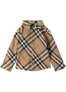 Burberry Baby Tan Check Shirt