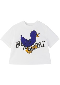 Burberry Baby White Cedar Duckling T-Shirt