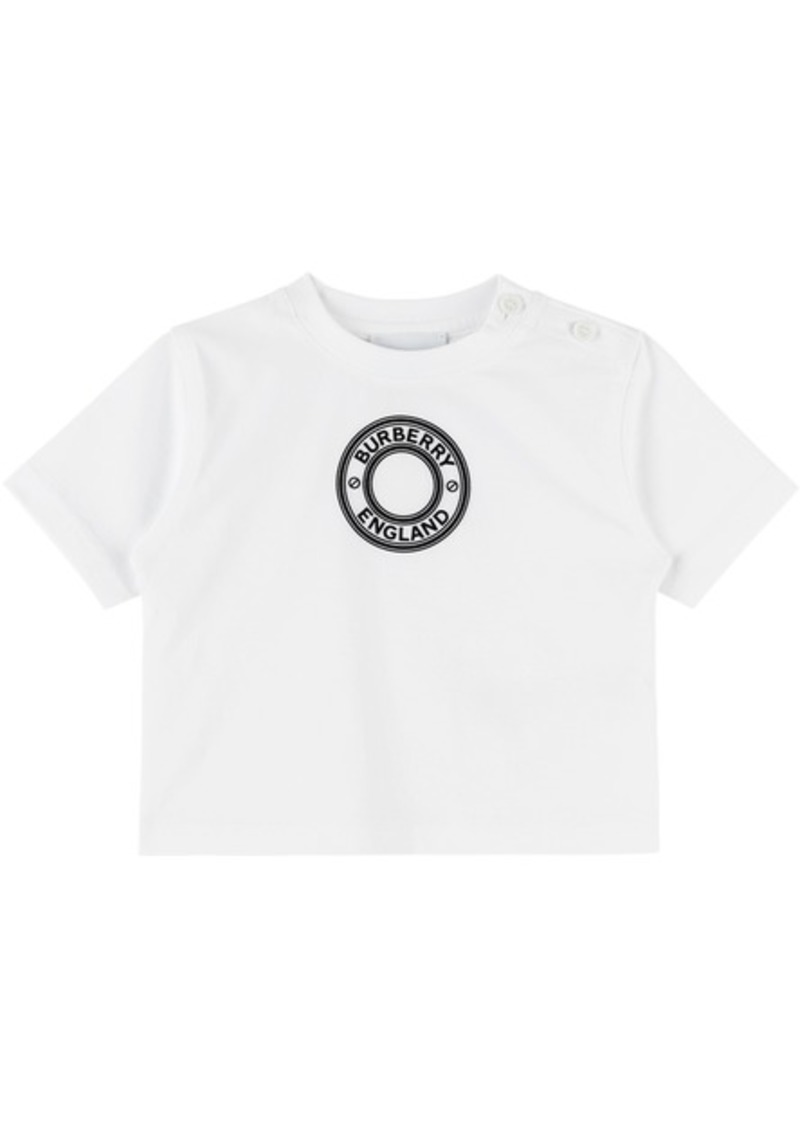 Burberry Baby White Patch T-Shirt