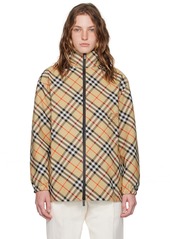 Burberry Beige Check Jacket