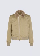 BURBERRY BEIGE COTTON CASUAL JACKET