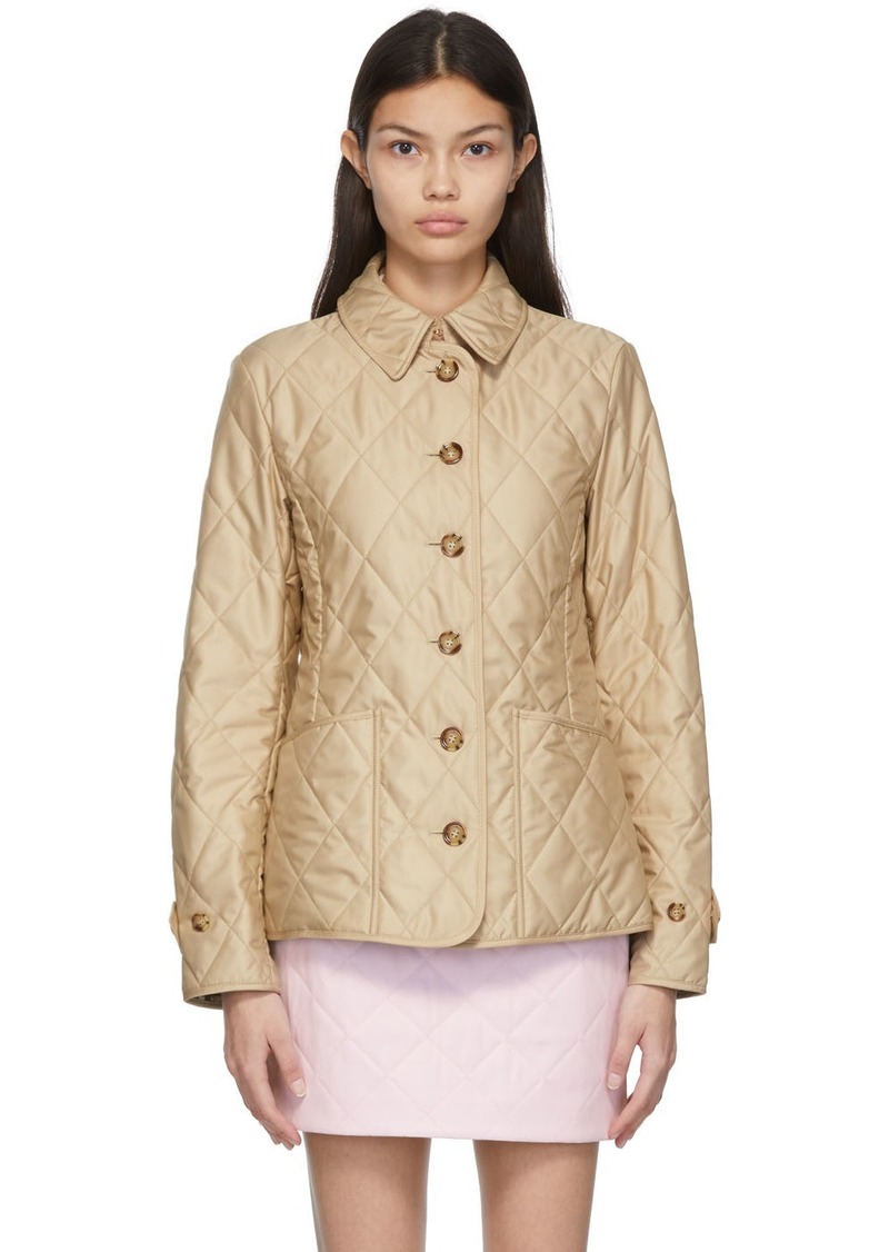 Burberry Beige Fernleigh Jacket