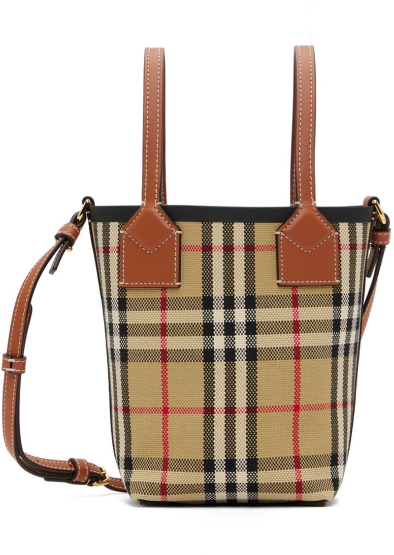 Burberry Beige Mini London Tote