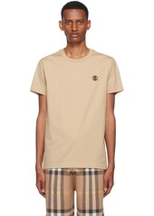 Burberry Beige Organic Cotton T-Shirt