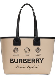Burberry Beige Small London Tote
