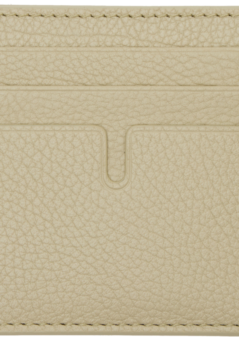 Burberry Beige Tall B Cut Card Holder