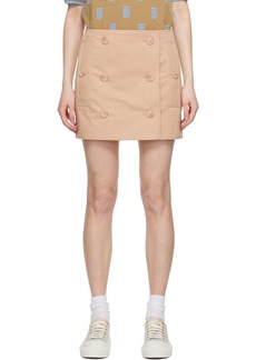 Burberry Beige Trench Miniskirt