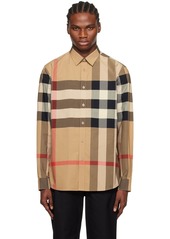 Burberry Beige Vintage Check Shirt