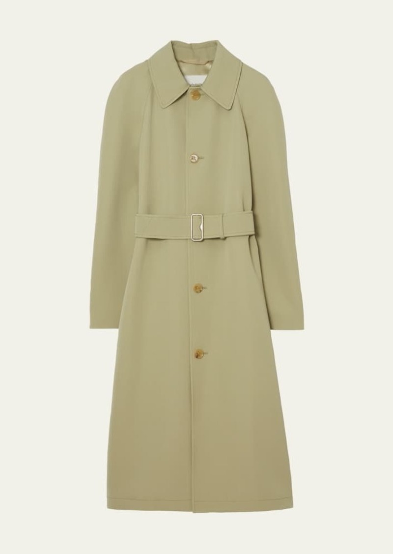 Burberry Belted Wool Trench Coat