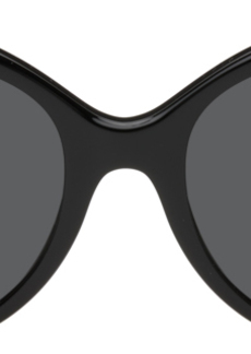 Burberry Black & Beige Check Sunglasses