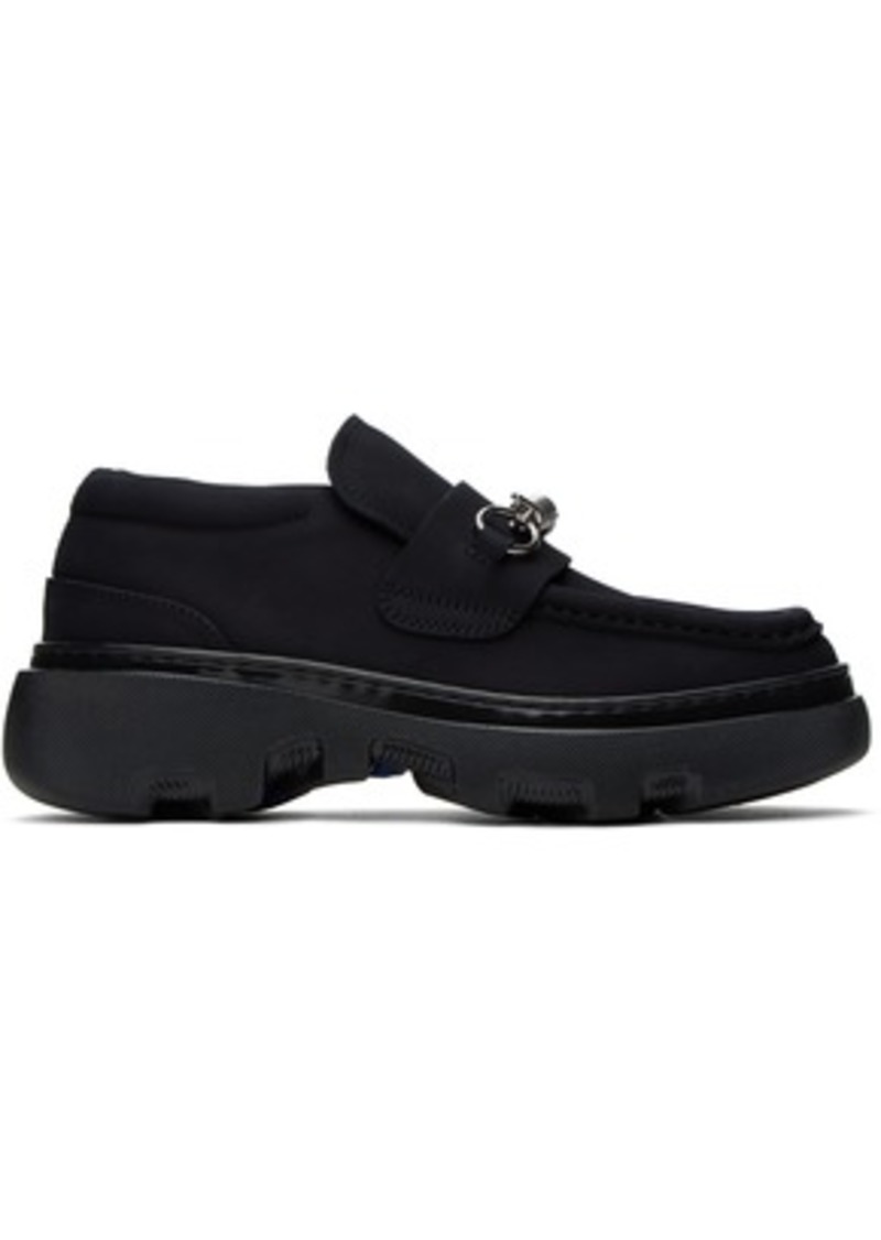 Burberry Black Creeper Clamp Loafers