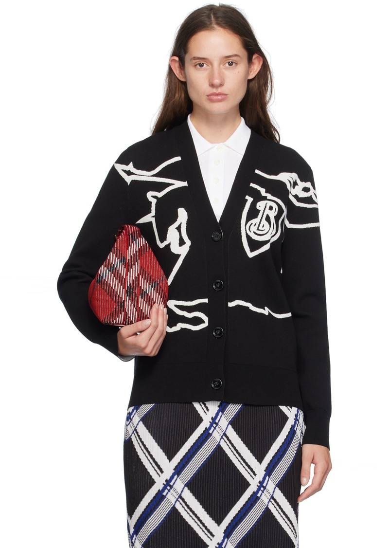 Burberry Black EKD Cardigan