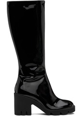 Burberry Black Leather Stride Boots