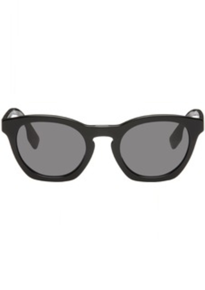 Burberry Black Oval Sunglasses