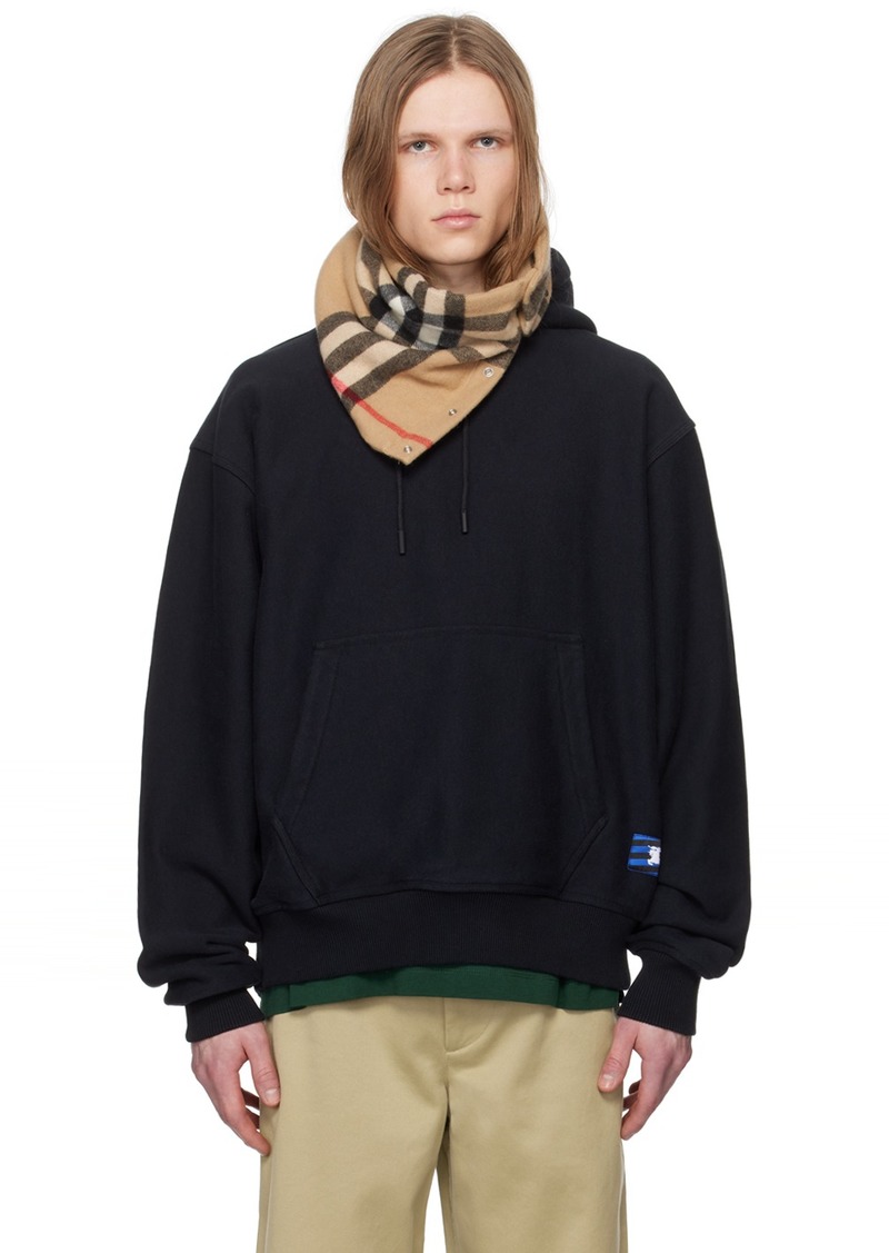 Burberry Black Oversized Hoodie