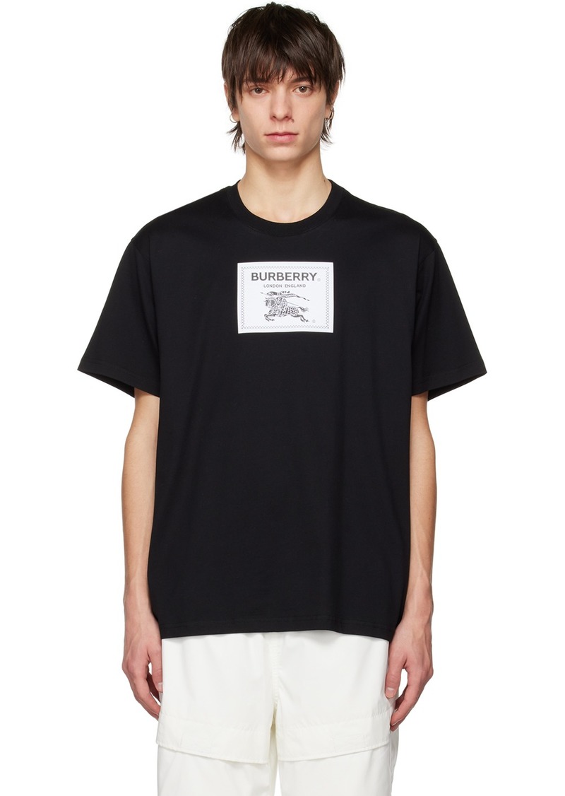 Burberry Black Patch T-Shirt