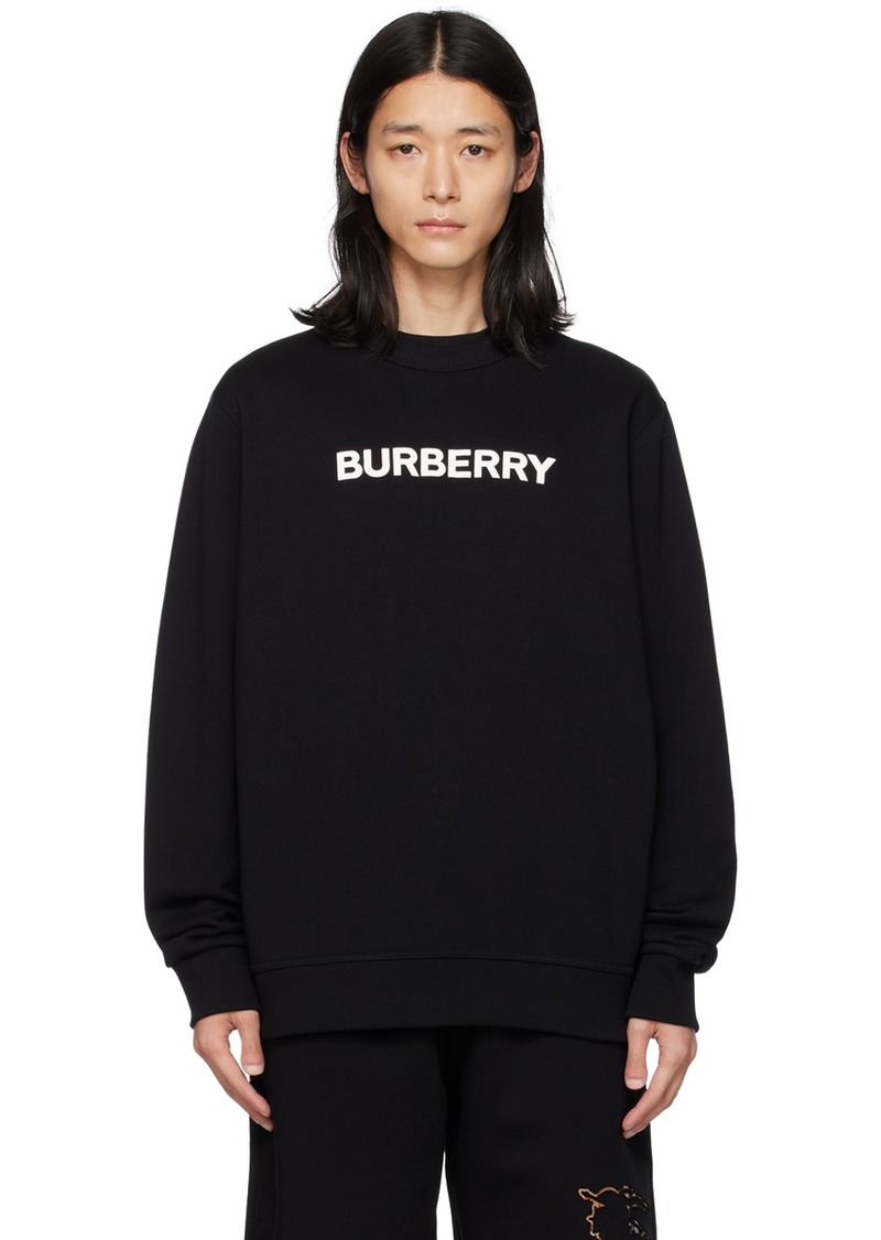 Burberry Black Printed Sweatshirt
