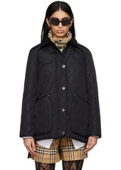 Burberry Black Quilted Jacket