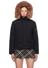 Burberry Black Quilted Jacket