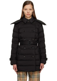 Burberry Black Quilted Puffer Down Coat