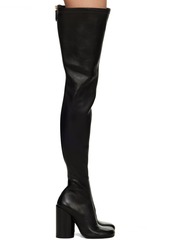 Burberry Black Zip Tall Boots