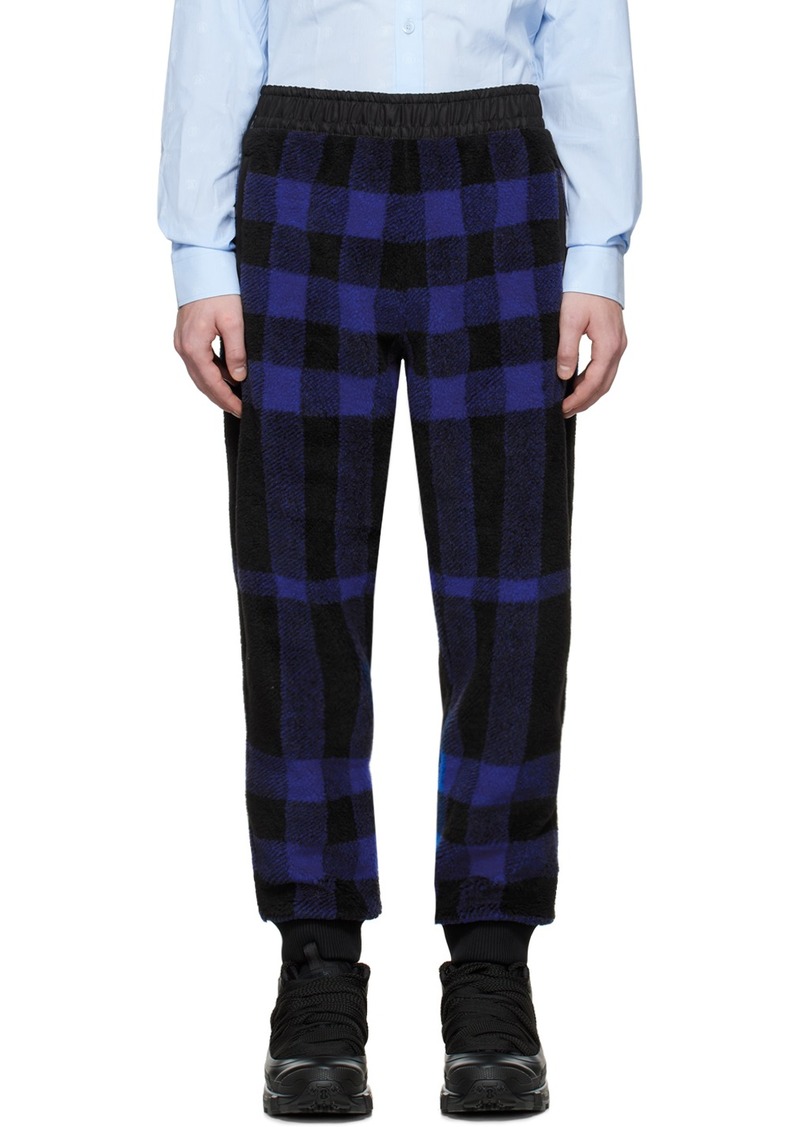 Burberry Blue & Black Exploded Lounge Pants