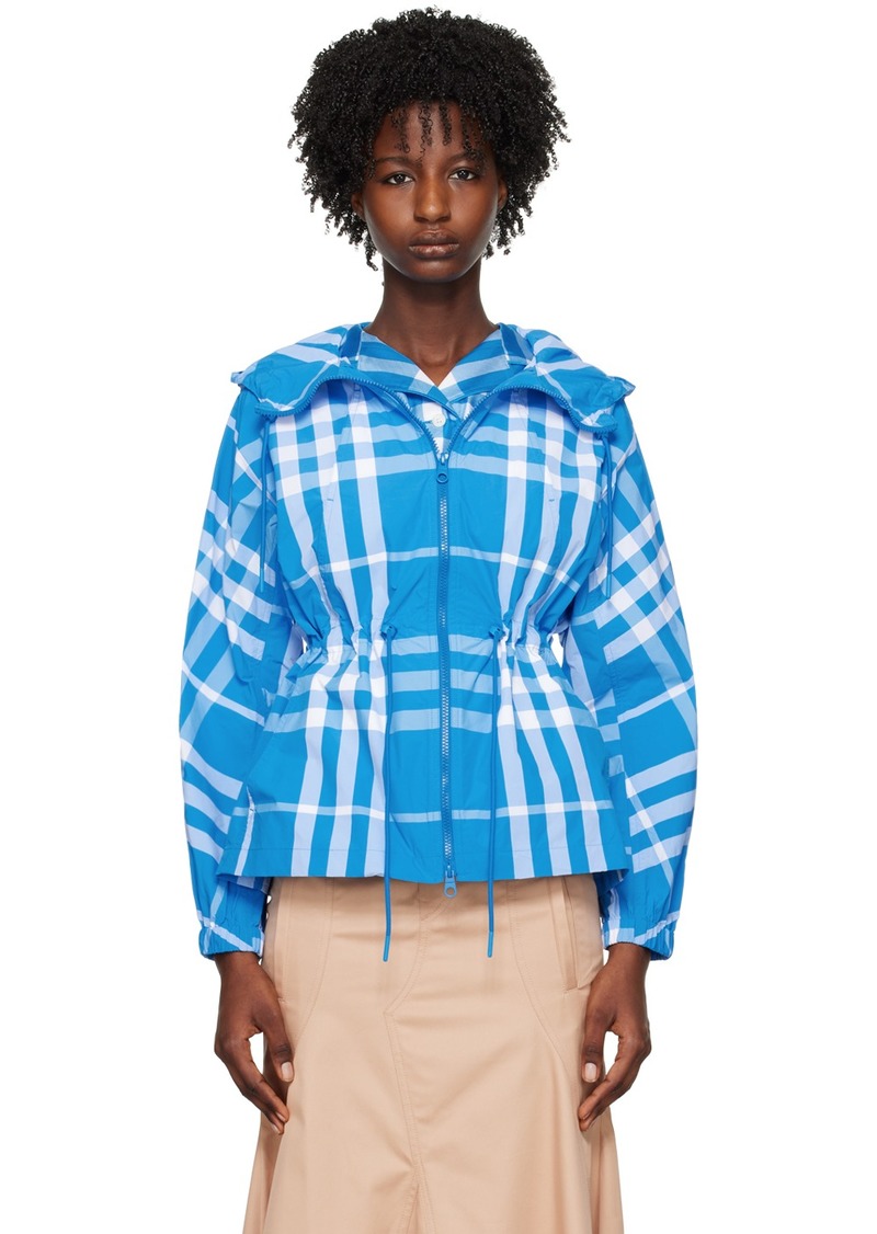 Burberry Blue Check Jacket