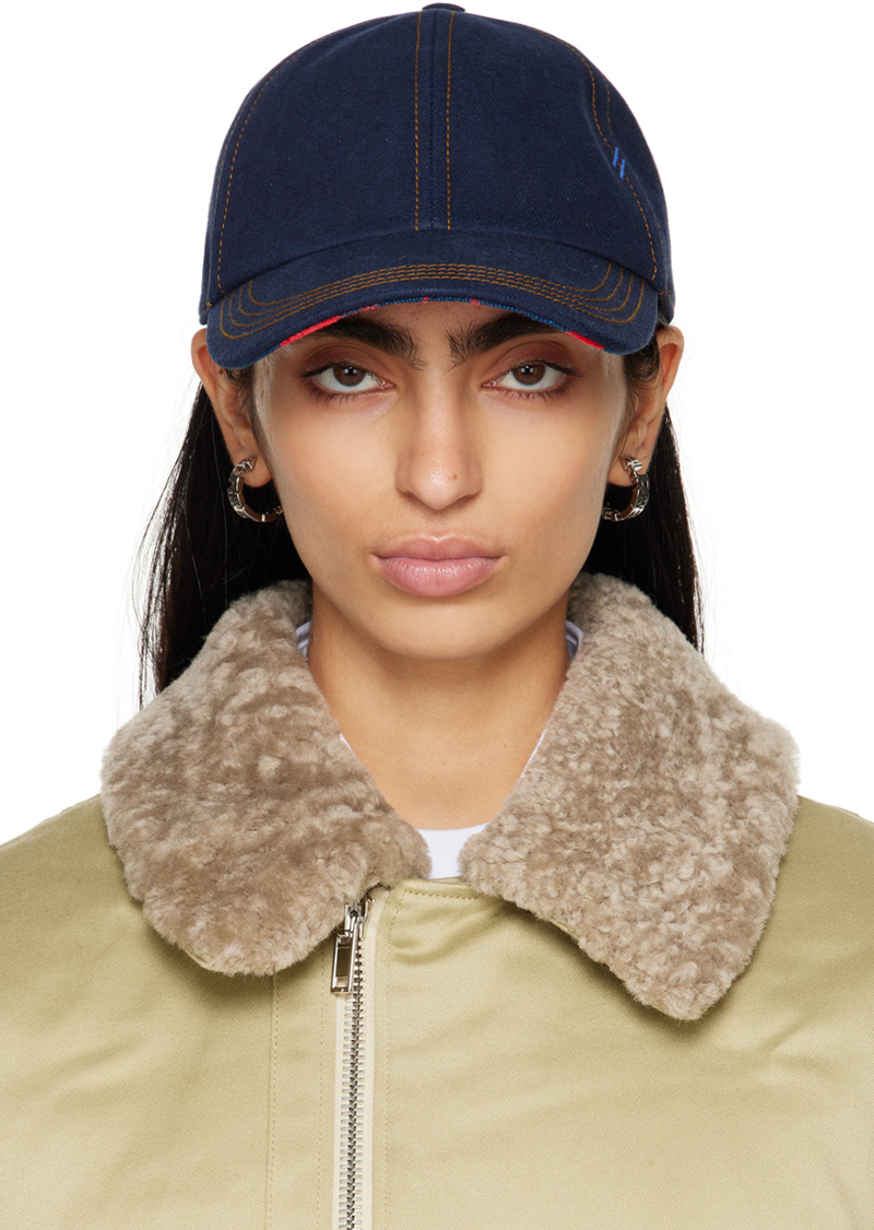 Burberry Blue Denim Baseball Cap