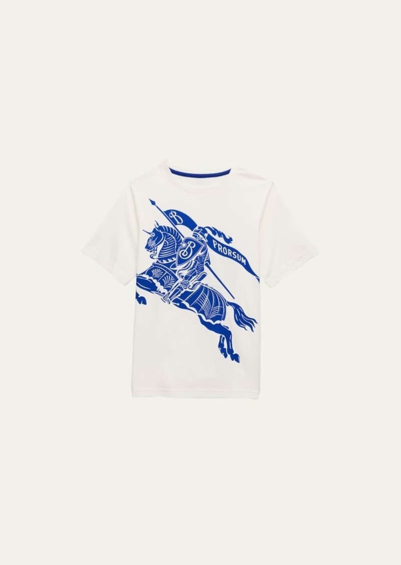 Burberry Boy's Cedar Knight EKD Print T-shirt  Size 3-14