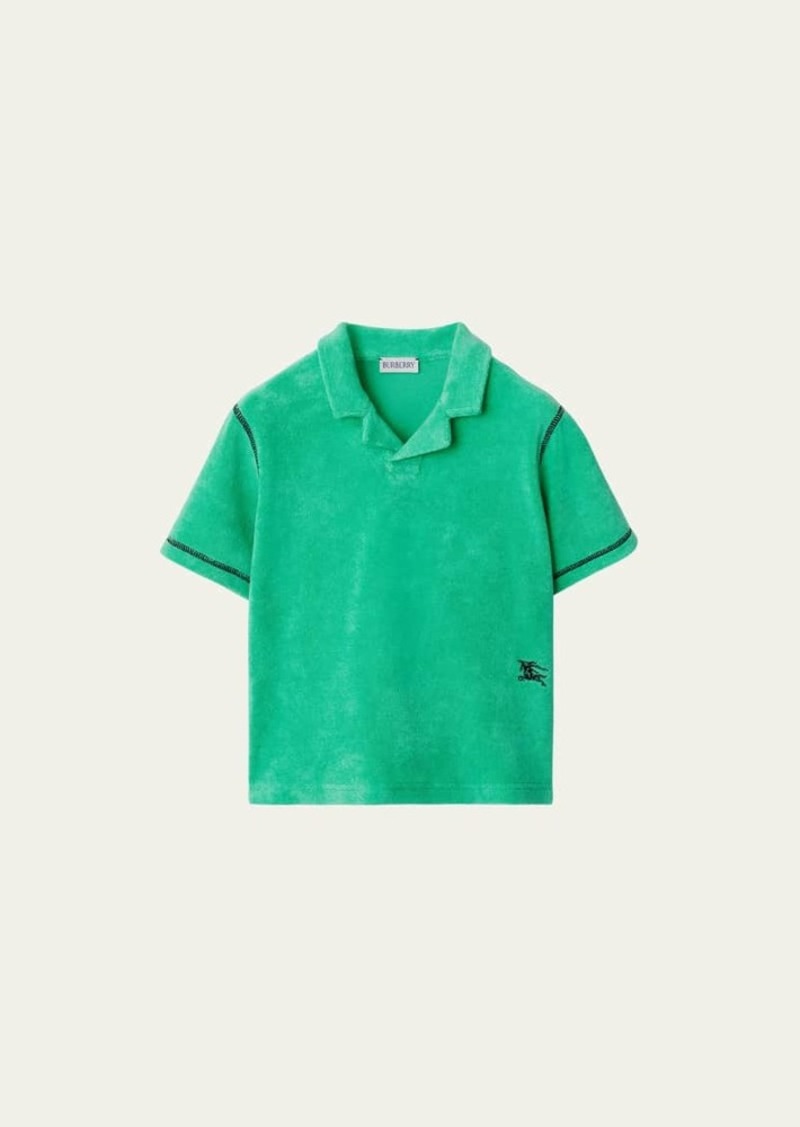 Burberry Boy's Rolfe EKD Short-Sleeve Polo Shirt  Size 3-14