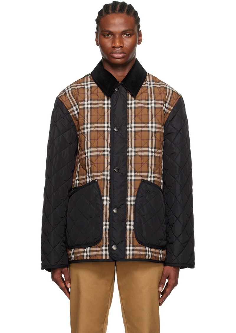 Burberry Brown Check Jacket