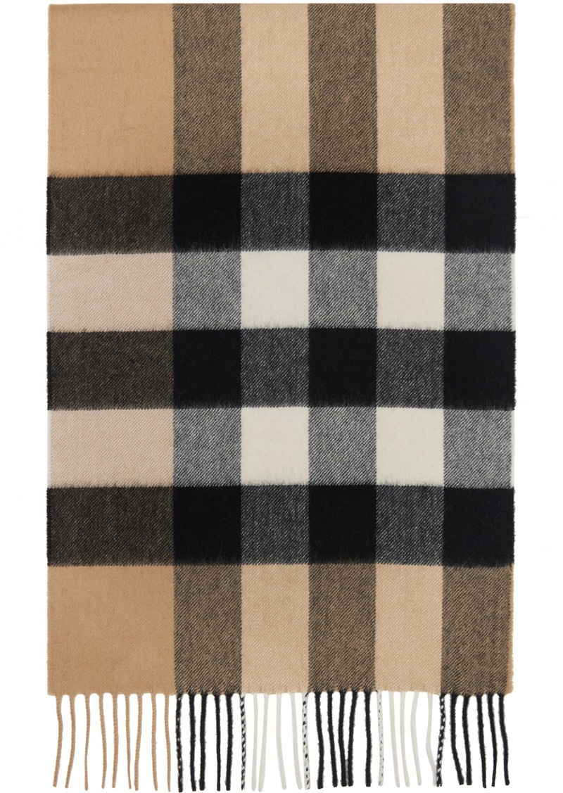 Burberry Brown Check Scarf