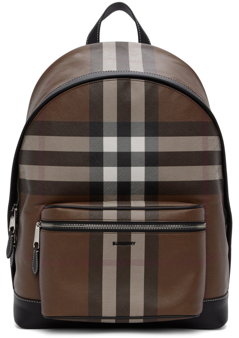 Burberry Denny Check Slim Vertical Tote Bag