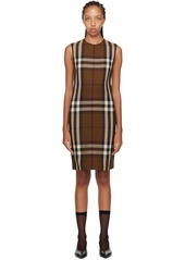 Burberry Brown Macy Midi Dress