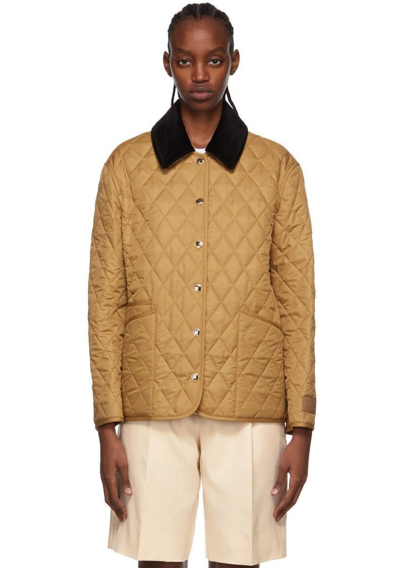 Burberry Brown Polyester Jacket