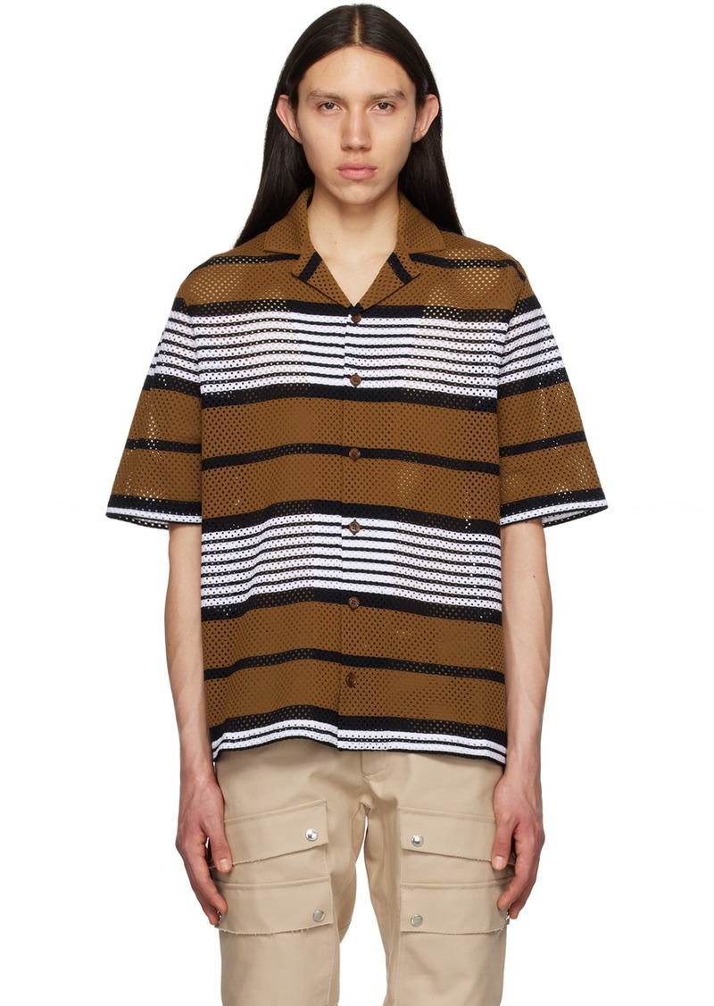 Burberry Brown Printed Shirt